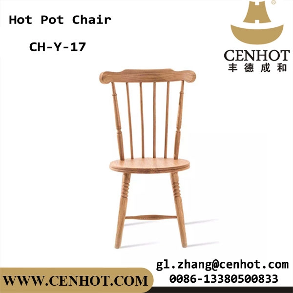 CENHOT Commercial Restaurant Krzesła drewniane do Hotpot lub grilla