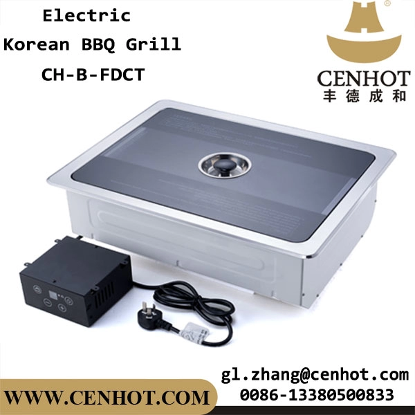 CENHOT Profesjonalny stół restauracyjny Bbq Grill Grill Grill z aluminiową płytą