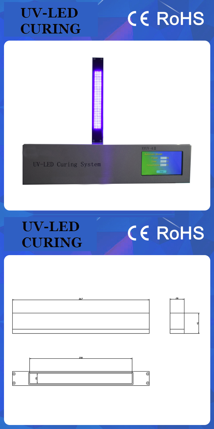System utwardzania farby LED UV 395 nm