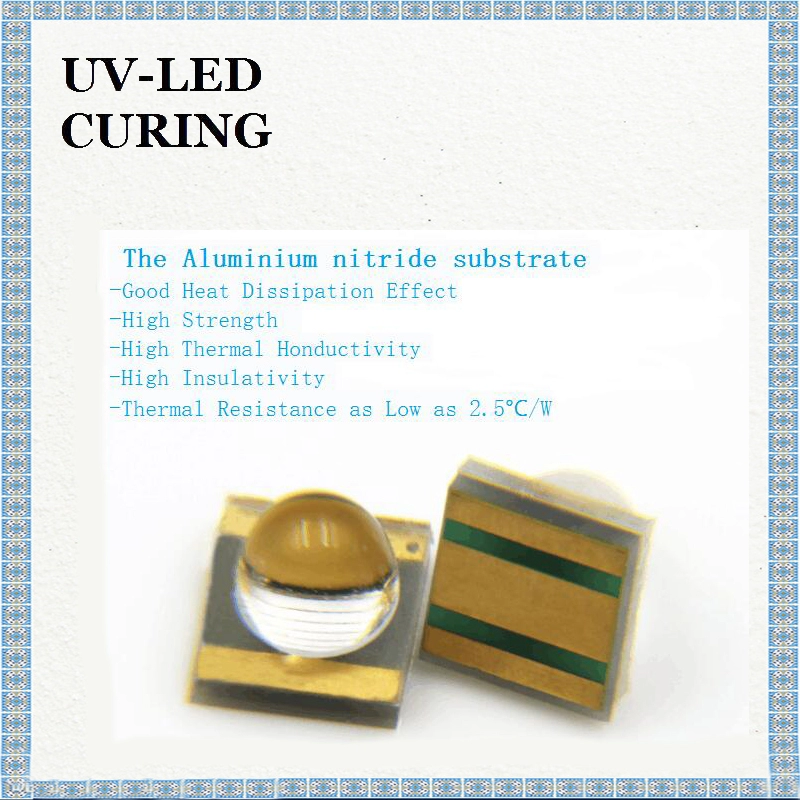 Obiektyw kwarcowy Kąt widzenia 30 ° UV LED do drukowania Utwardzanie Długość fali 365-415nm