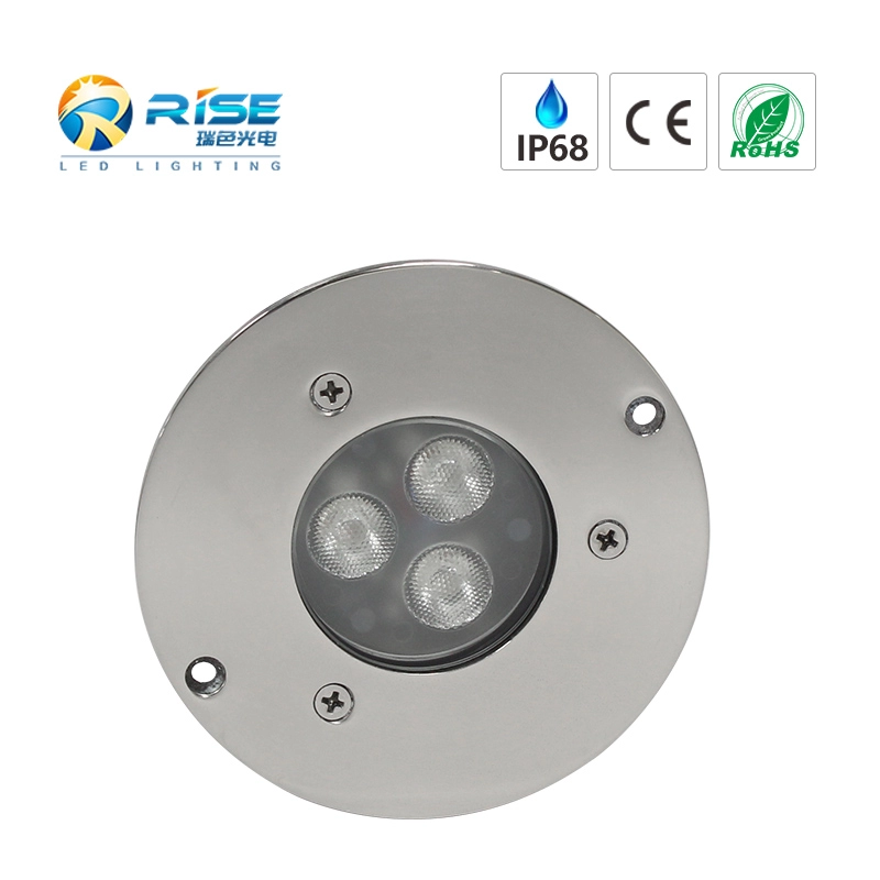 Oświetlenie podwodne LED 9W 3x3W IP68 316L SS