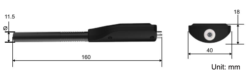 Długopis punktowy UV LED