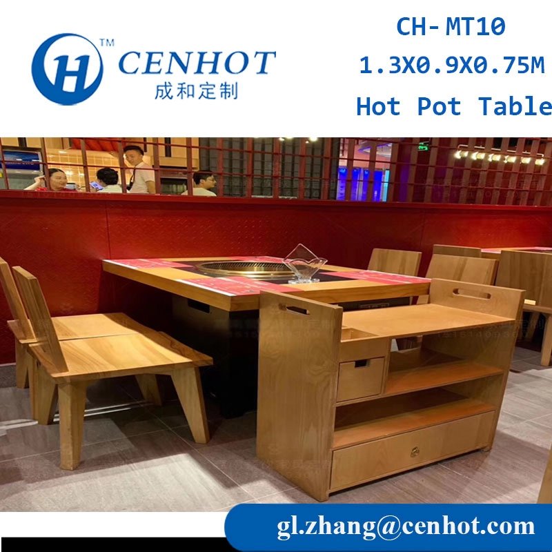 Podobnie jak Haidilao Restaurant Commercial Hot Pot Stoły i krzesła Meble Chiny CH-MT10 - CENHOT