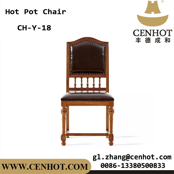 CENHOT Wysokiej jakości drewniane krzesła restauracyjne Hot Pot na sprzedaż