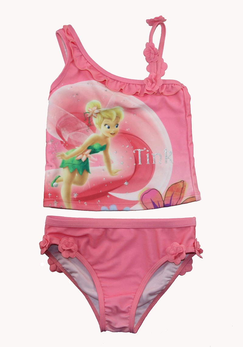 Różowy dwuczęściowy strój kąpielowy tankini Disney Fairies Girls