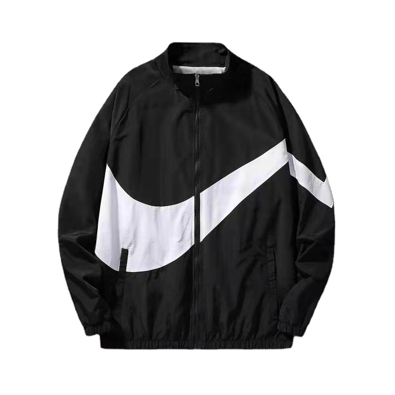 Niestandardowa jesienna nylonowa kurtka wiatrówka Outdoor Sports Bomber Jacket