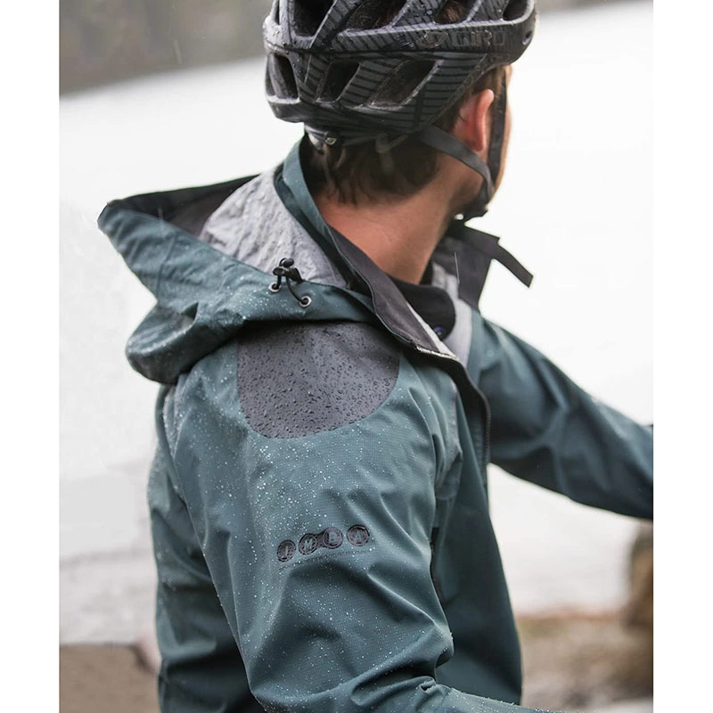 Wodoodporna, oddychająca kurtka rowerowa z twardą skorupą