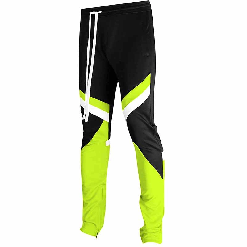Męskie spodnie dresowe o wąskim kroju Premium Hip Hop - Athletic Jogger Bottom z bocznymi taśmami