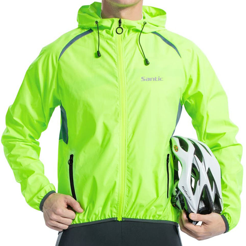Męska wiatroszczelna kurtka rowerowa z ochroną UV