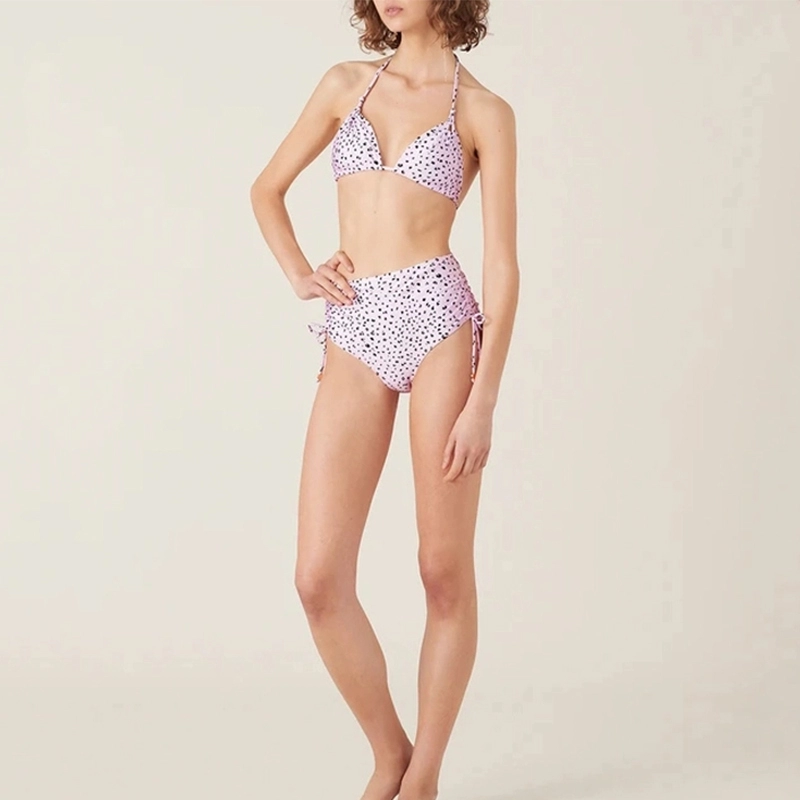 Niestandardowy wzór nadruku Regulowany strój kąpielowy dla kobiet Sexy Bikini