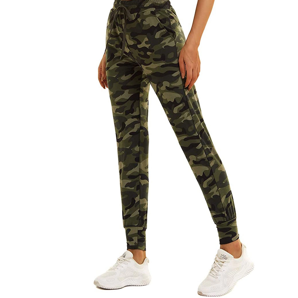 Damskie spodnie do jogi z wysokim stanem Joggers Joggers Workout