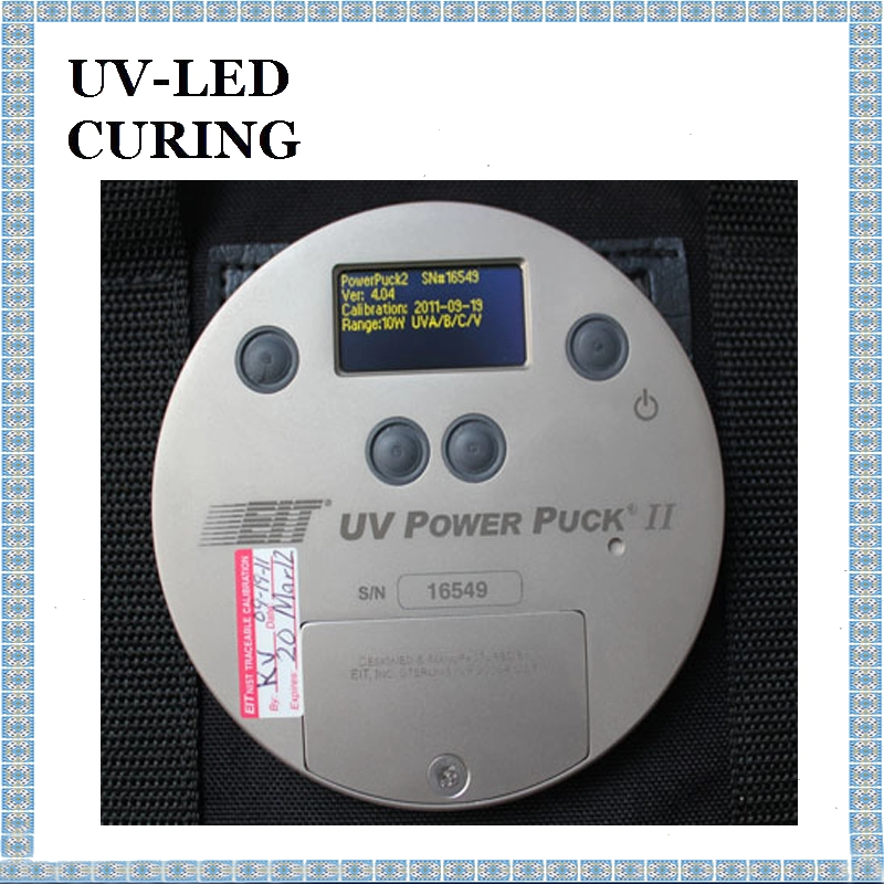 EIT UV Power Puck II Miernik napromieniowania ultrafioletowego Miernik UV 4 pasma UV Pomiar intensywności energii Temperatura