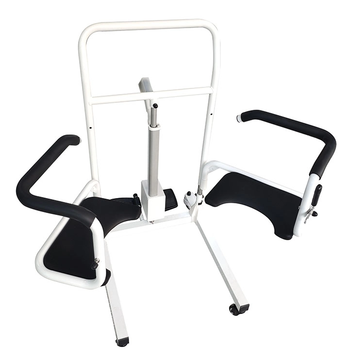 Medyczne przenośne elektryczne łatwe hydrauliczne poruszanie się kołem sprzęt toaletowy wózek inwalidzki pielęgniarski wózek transportowy fotel do komody pacjenta