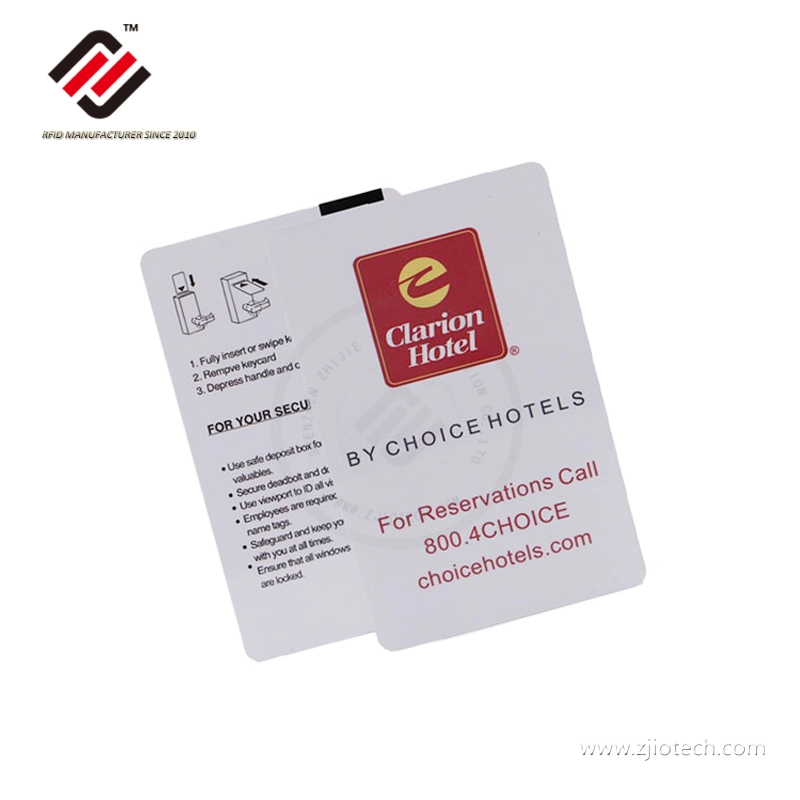 Wydrukowana karta RFID do kontroli dostępu do hotelu dla blokady Orbita RF