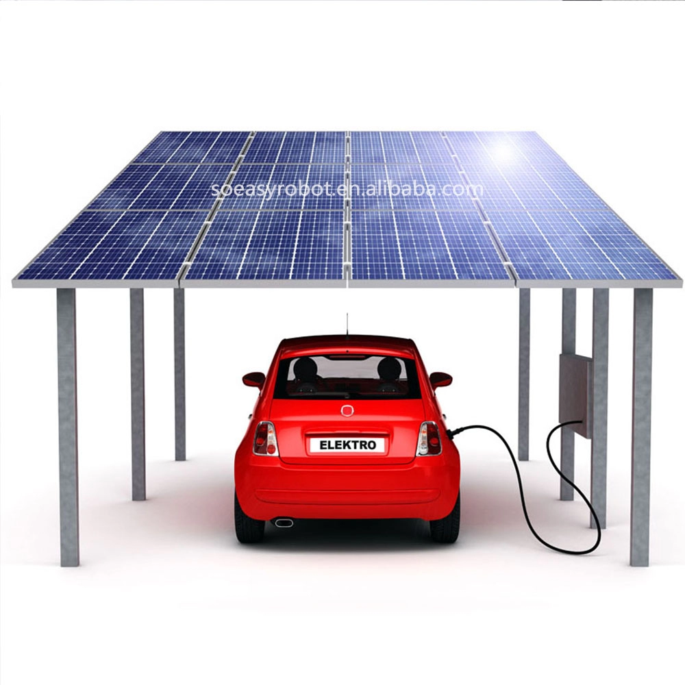 Nowoczesny Design Solar Car parking Solar Panel System Carport