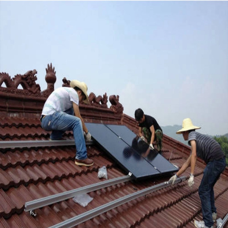 regały dachowe do montażu na dachu z fotowoltaiką słoneczną