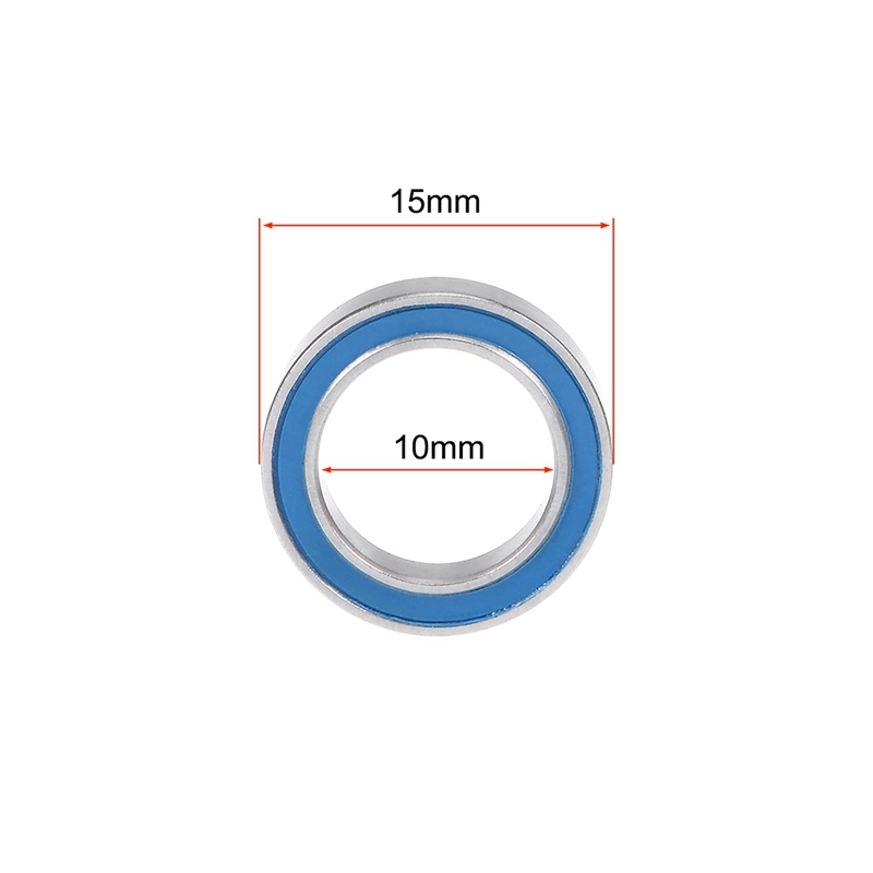 6700-2RS Niebieskie łożysko kulkowe rowerowe ABEC 3 10x15x4mm