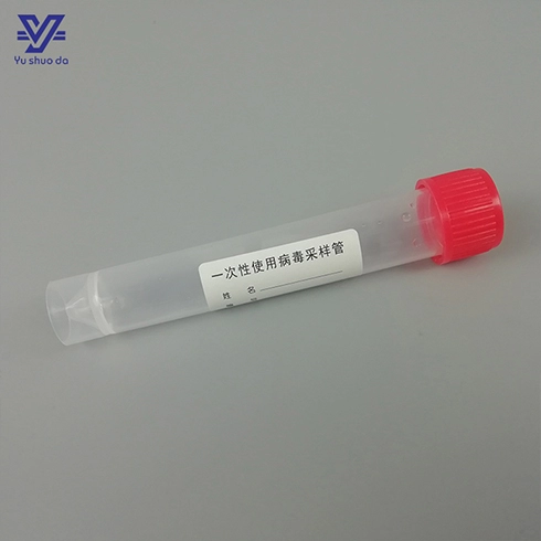 10 ml laboratoryjna plastikowa jednorazowa probówka do pobierania próbek wirusa