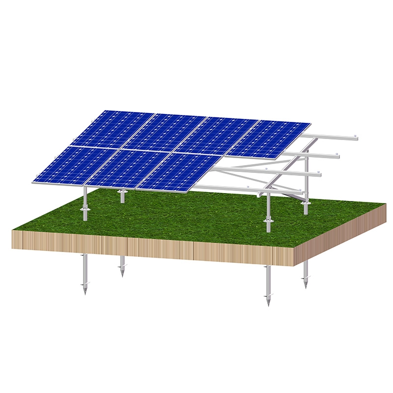 Aluminiowa handlowa ziemia słoneczna o mocy 100 kW
