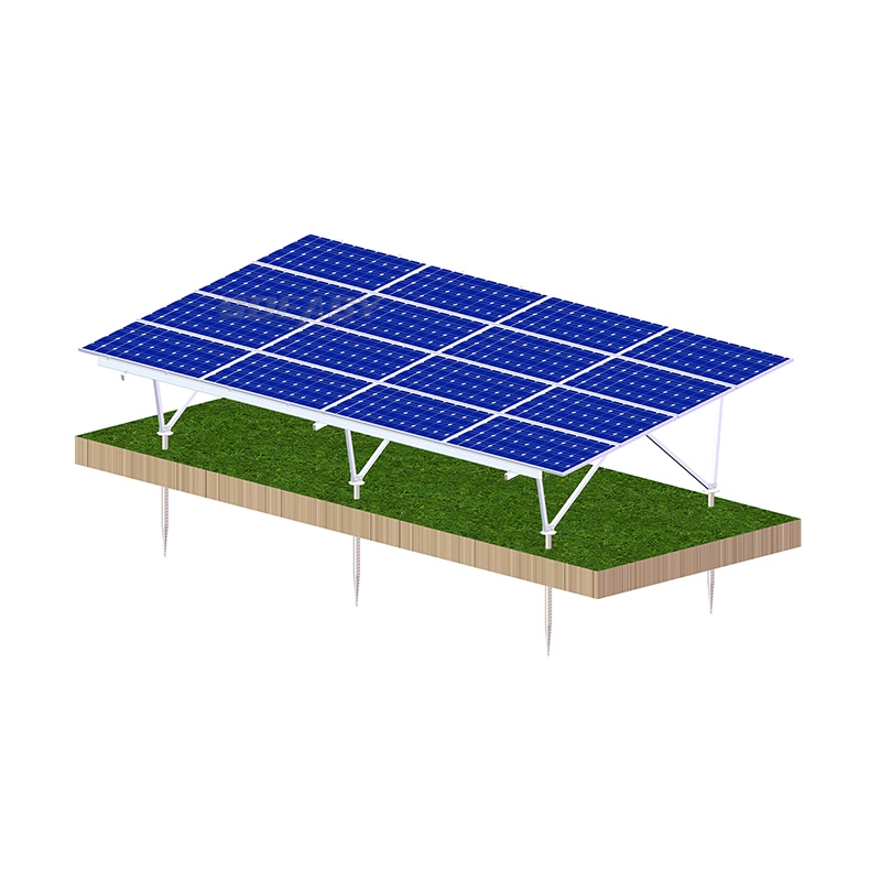 Regulowana konstrukcja do montażu panelowego systemów energii słonecznej