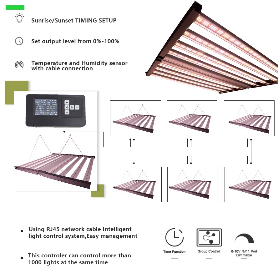 Światło LED dla roślin o mocy 600 W i pełnym spektrum