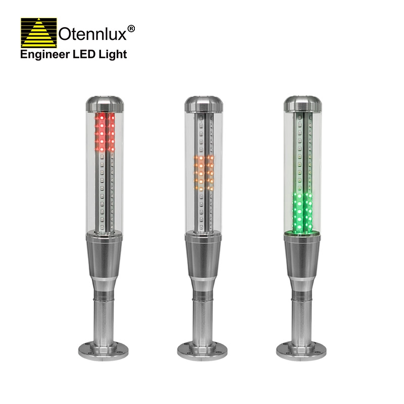 OMJ1-301 24v przemysłowa prosta przedłużona podstawa CNC wieża sygnalizacyjna LED;