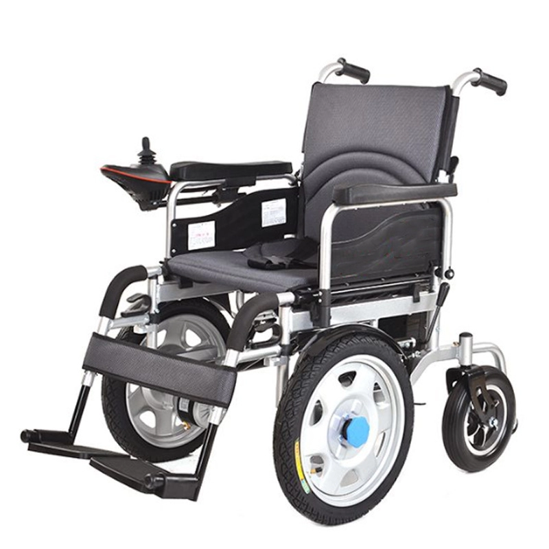 Przenośny składany lekki akumulator elektryczny wózek inwalidzki