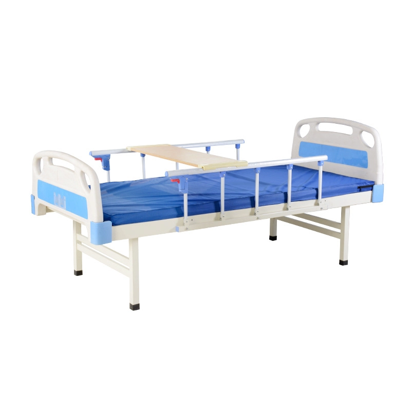 Normalne proste szpitalne medyczne płaskie łóżko szpitalne