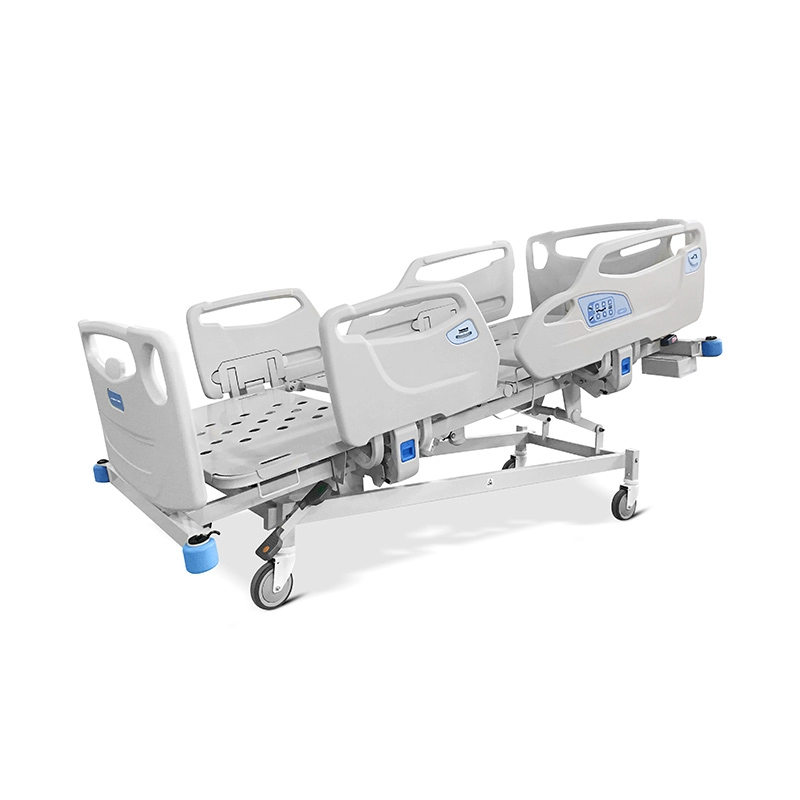 Wysokiej jakości sprzęt medyczny Elektryczne 5-funkcyjne łóżko szpitalne OIOM