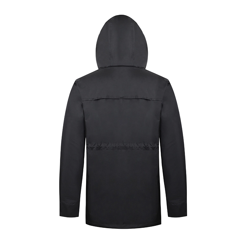 Czarna kurtka przeciwwiatrowa dla kobiet w nowej stylistyce