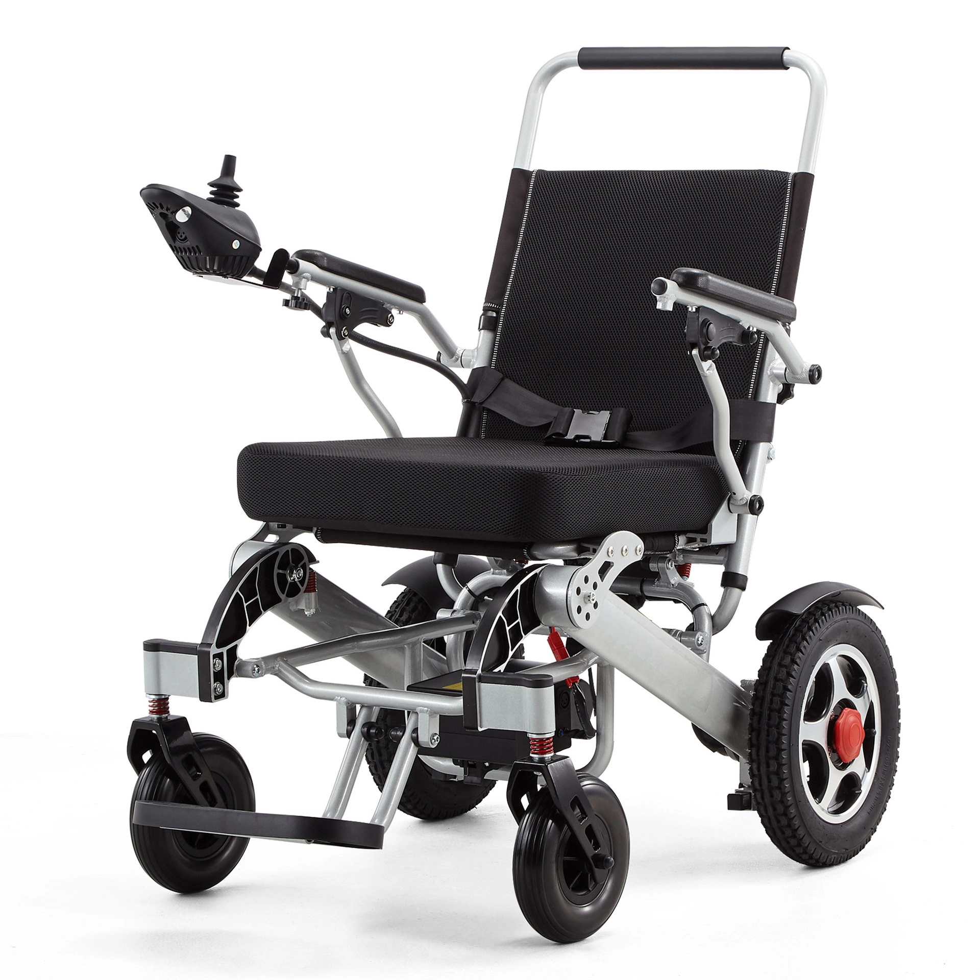 Niepełnosprawny samochód poruszający się na rowerze ręcznym składany elektryczny wózek inwalidzki