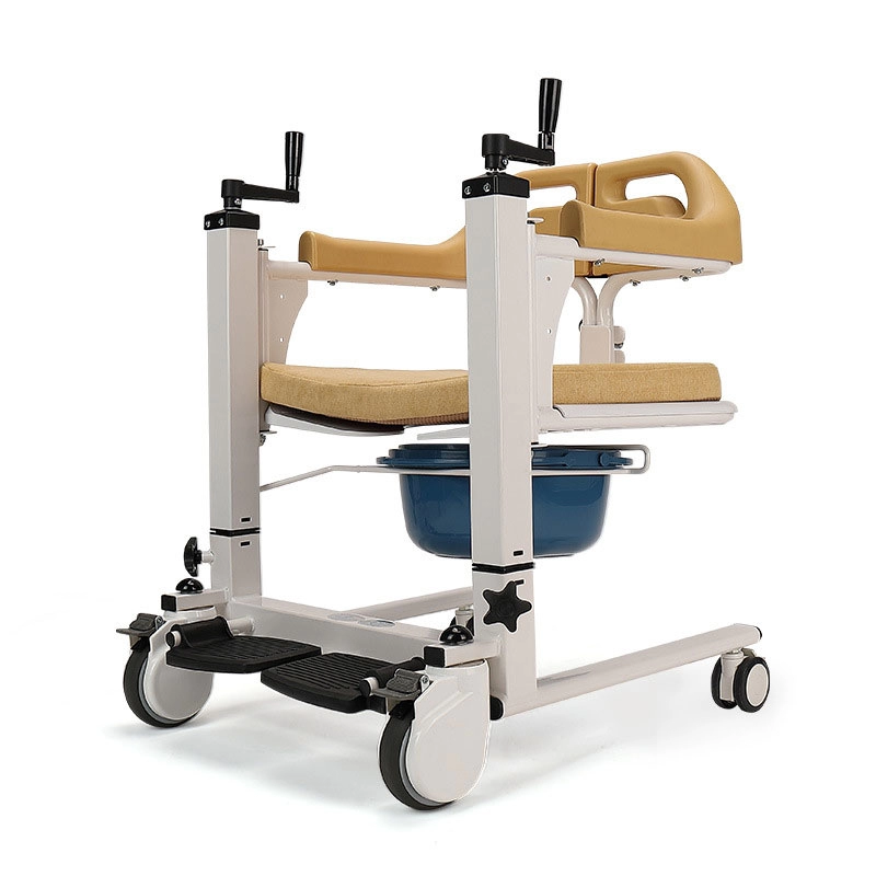 Wielofunkcyjne krzesło do przenoszenia pacjenta z wózkiem inwalidzkim z kabiną prysznicową