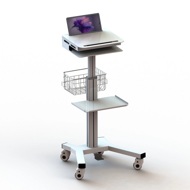 Medyczny mobilny tablet Laptop Wózek Przenośna stacja robocza
