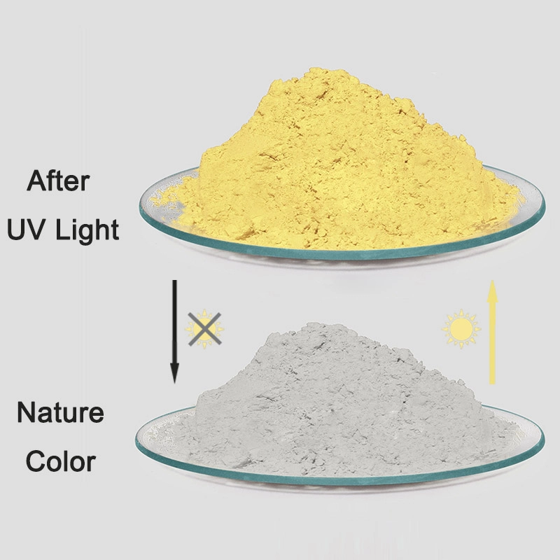 wrażliwy na promieniowanie UV fotochromowy pigment aktywowany słońcem;