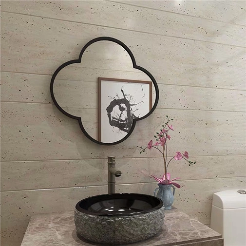 Metalowe lustro łazienkowe Plum Blossom