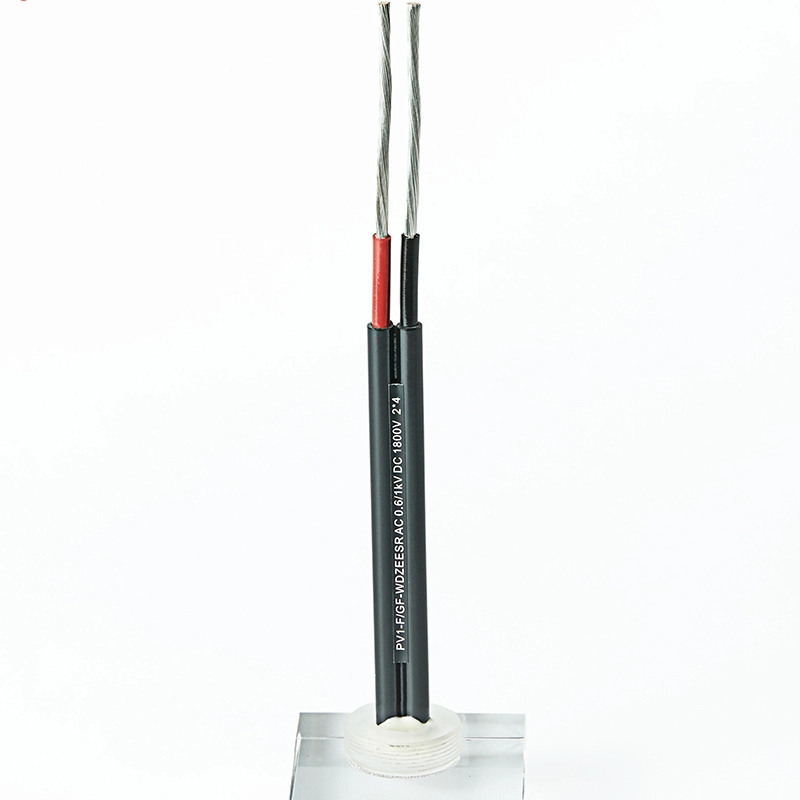 Rozmiar przewodu solarnego 12 V 1,5/2//4//6/10 mm2 2-żyłowy kabel solarny