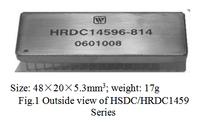 Resolwer na konwertery cyfrowe (seria HSDC/HRDC1459)