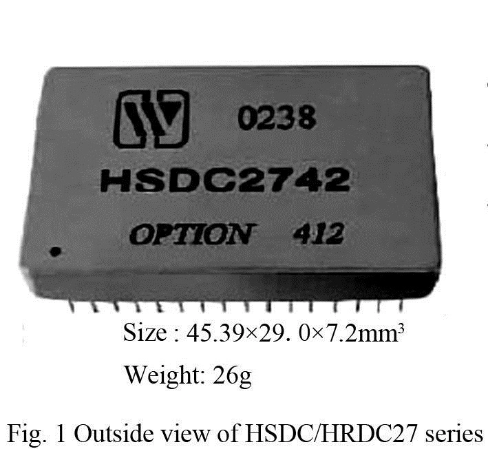 Resolwer na konwertery cyfrowe (seria HSDC/HRDC27)