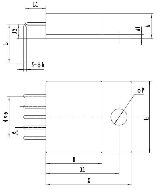 HSK5176-1.5HTD Package outline drawing