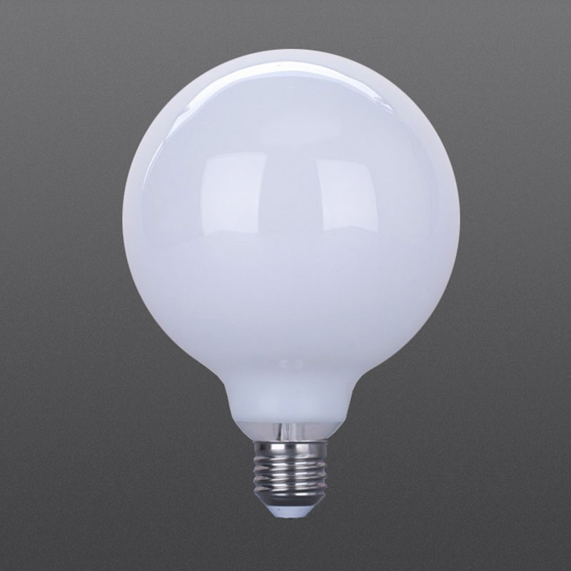 LED filament bulbs G125 8W white 