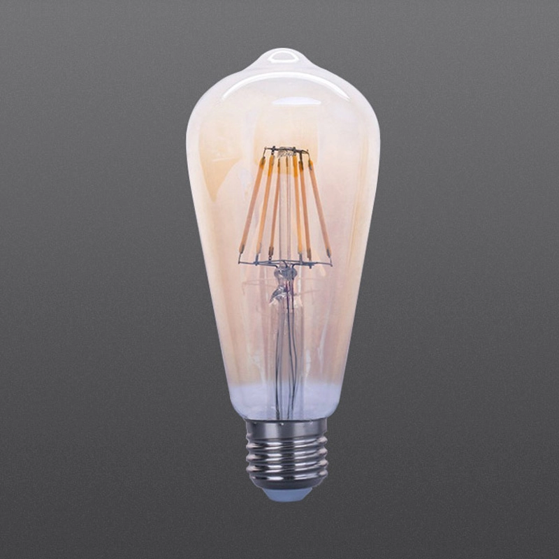 Żarówki LED Filament ST64 Amber 4W 6W 8W