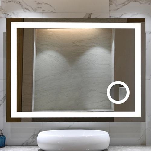 Lustro łazienkowe z oświetleniem LED z 5-krotnym powiększeniem