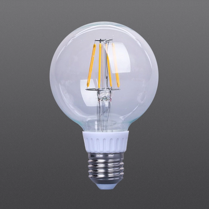 Żarówki LED z możliwością ściemniania G80 Przezroczysty kolor