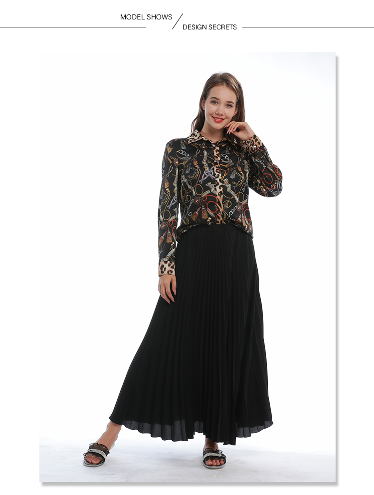 spódnica maxi w stylu vintage