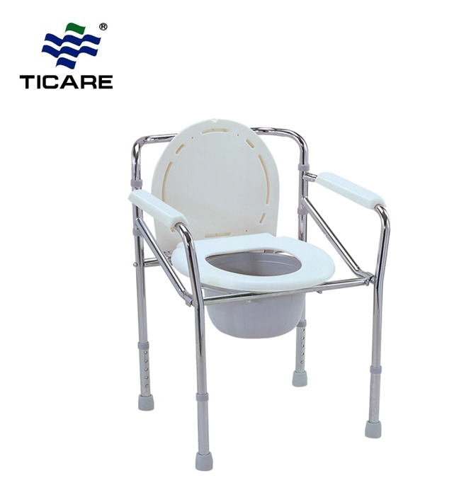 Materiały do terapii rehabilitacyjnej Zatwierdzone przez FDA składane krzesło toaletowe