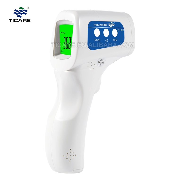 Medyczny cyfrowy termometr do czoła na podczerwień odpowiedni do użytku dla dzieci lub dorosłych