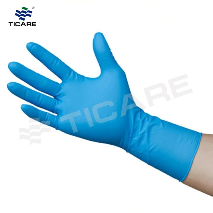 Medyczne jednorazowe sterylne rękawiczki nitrylowe dla bezpieczeństwa