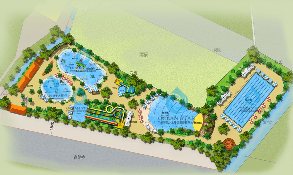 Program projektowania parku wodnego na świeżym powietrzu