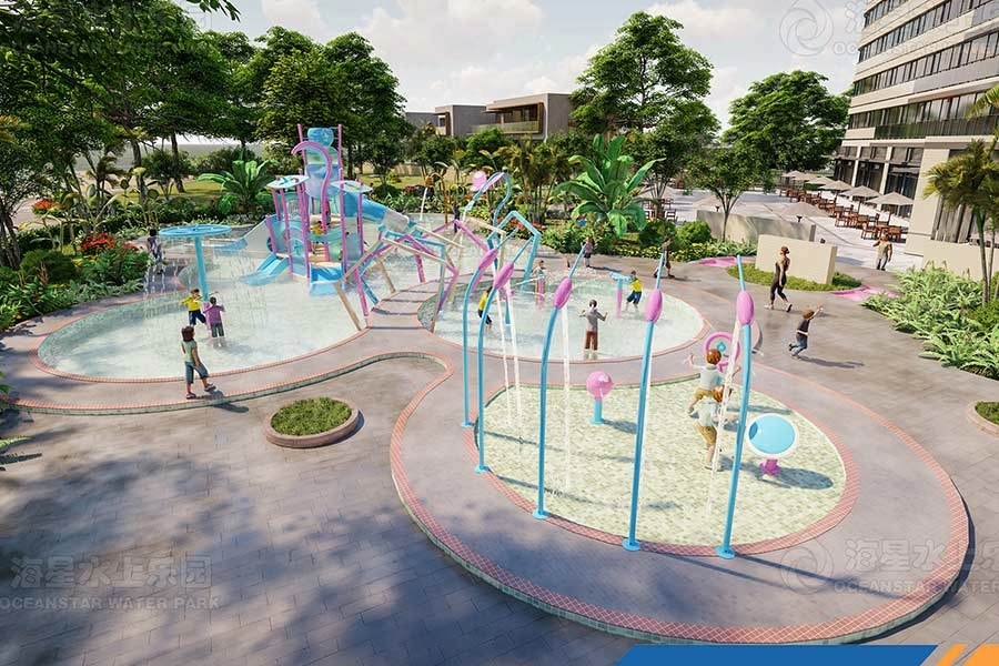 Sprzęt parkowy dla dzieci Splash Pads