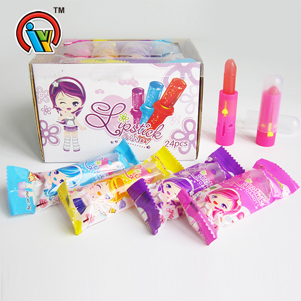 fruity lipstick sugar lollipop candy